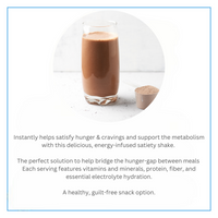 BIG NRG Satiety Shake nutritional meal replacement shake formulated to support fullness, appetite control, and sustained energy.