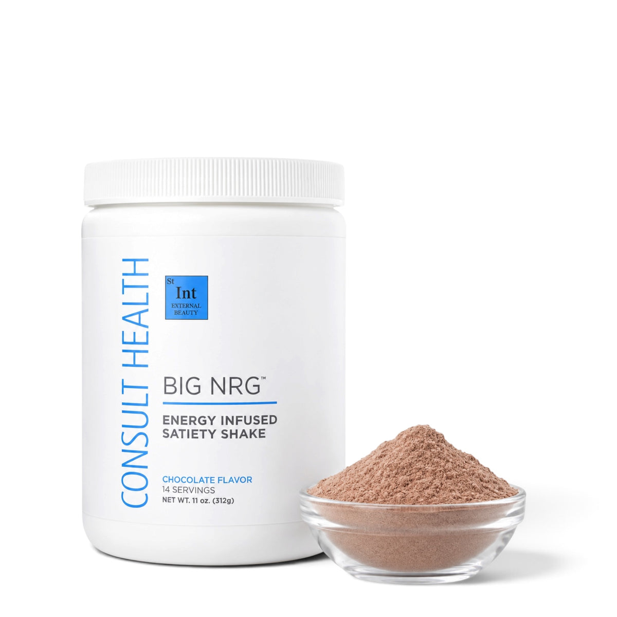 BIG NRG Satiety Shake nutritional meal replacement shake formulated to support fullness, appetite control, and sustained energy.