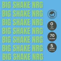 BIG NRG Satiety Shake nutritional meal replacement shake formulated to support fullness, appetite control, and sustained energy.