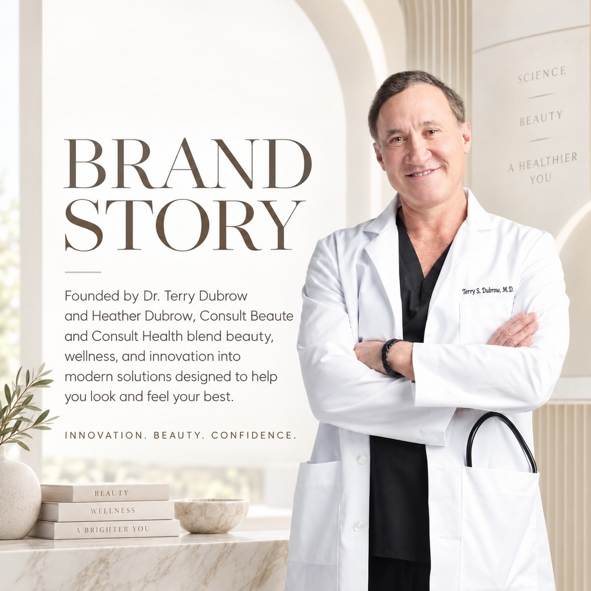 Consult Health and Consult Beaute founded by Dr Terry Dubrow and Heather Dubrow.