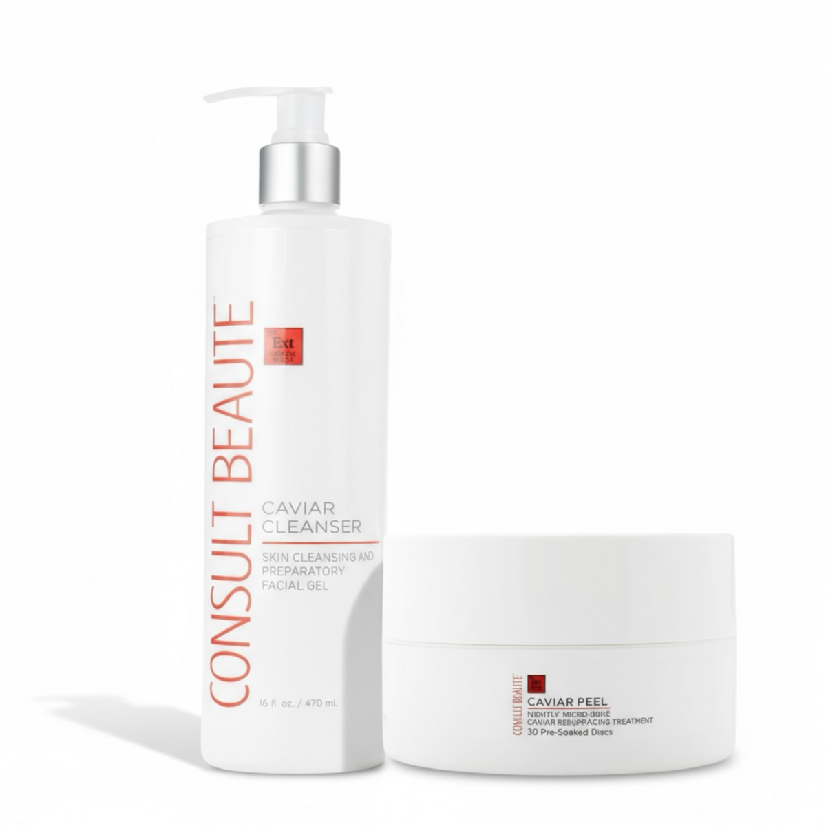Caviar Cleanser + Caviar Peel Duo