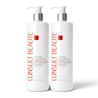 Consult Beaute Caviar Cleanser with enzymatic caviar, gentle exfoliating face wash for removing makeup, dirt and oil while helping brighten and refine skin.