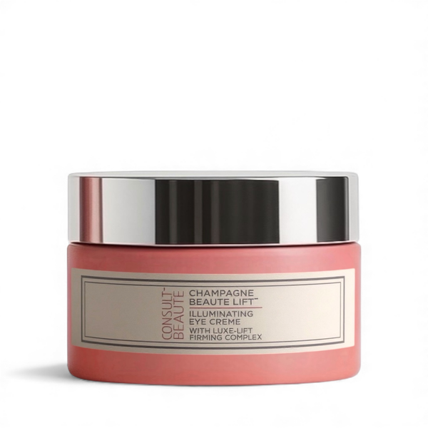 Consult Beaute Champagne Beaute Lift Firming Eye Crème to hydrate, illuminate and visibly firm the delicate eye area for a smoother, lifted and more youthful-looking appearance.