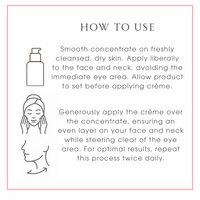 Instructions on how to use Champagne Duo.  Consult Beaute by Dr Terry Dubrow and Heather Dubrow