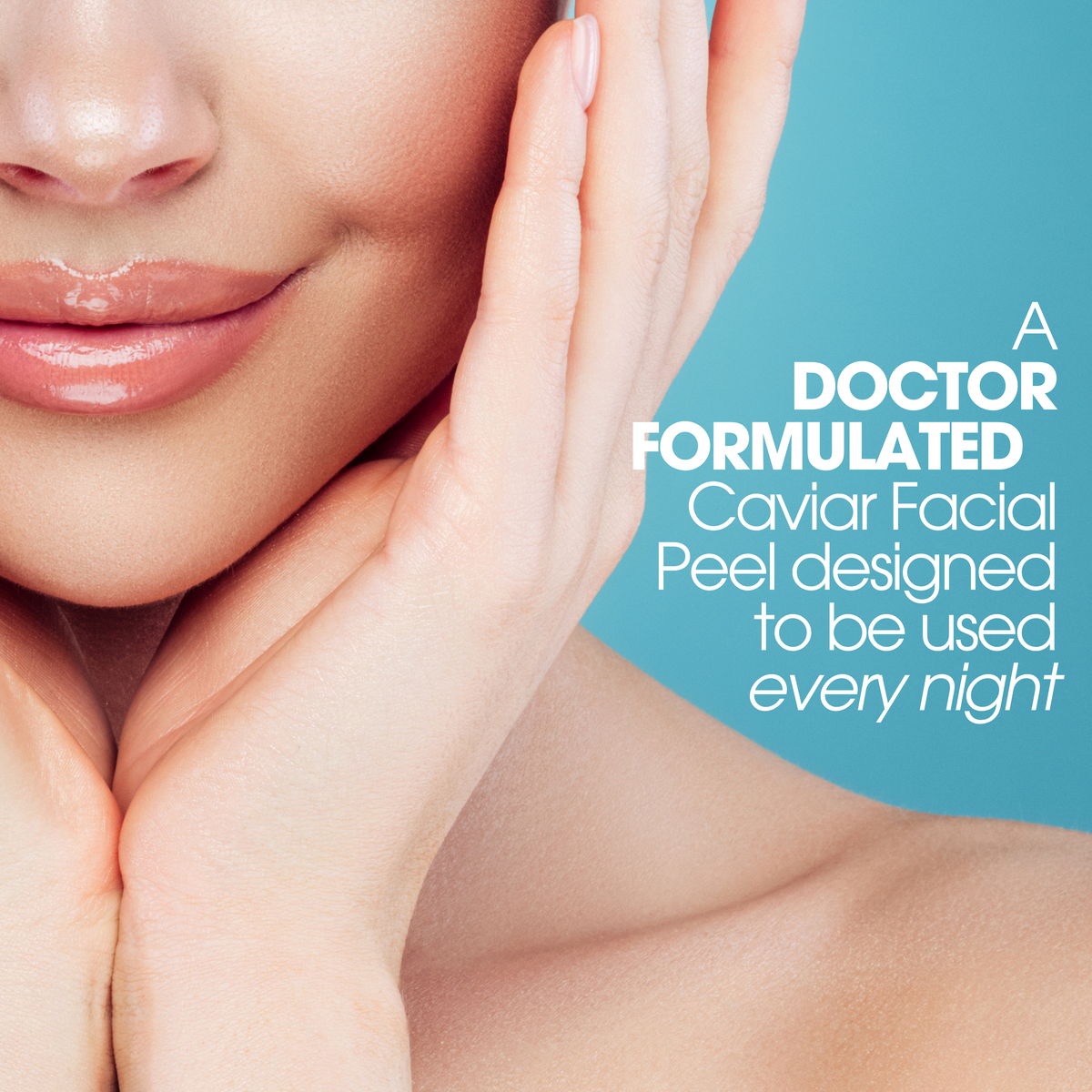 Consult Beaute Caviar Peel Nightly Micro-Dose Resurfacing Treatment with Lime Pearl Caviar, Wintergreen Extract and Phytic Acid to gently exfoliate, smooth texture and brighten skin.