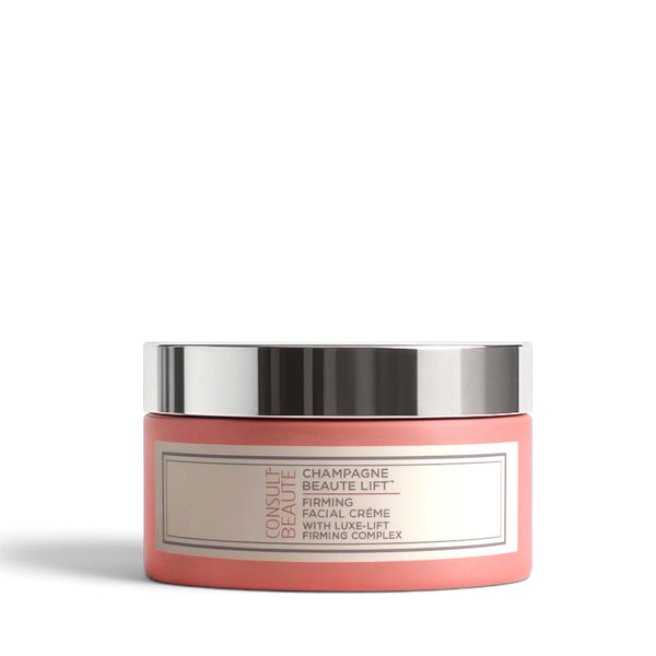 Consult Beaute Champagne Lift Firming Facial Crème for firming, lifting, hydrating, and youthful-looking skin.