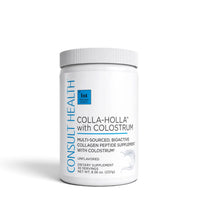 Consult Health Colla Holla collagen supplement to support healthy-looking skin, hair and nails while promoting joint health, mobility and overall wellness.
