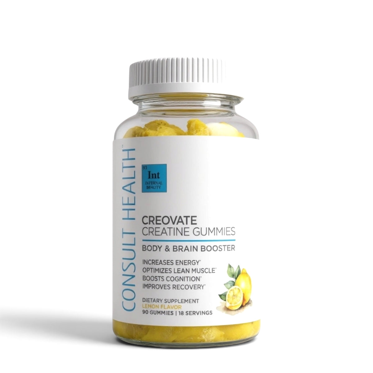 Consult Health Creovate™ Creatine Gummies for convenient daily creatine support, muscle performance, strength, energy and active lifestyle wellness.