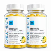 Consult Health Creovate™ Creatine Gummies for convenient daily creatine support, muscle performance, strength, energy and active lifestyle wellness.