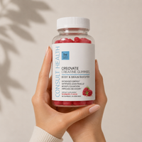 Consult Health Creovate™ Creatine Gummies for convenient daily creatine support, muscle performance, strength, energy and active lifestyle wellness.