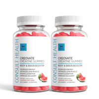 Consult Health Creovate™ Creatine Gummies for convenient daily creatine support, muscle performance, strength, energy and active lifestyle wellness.