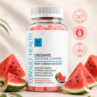Consult Health Creovate™ Creatine Gummies for convenient daily creatine support, muscle performance, strength, energy and active lifestyle wellness.