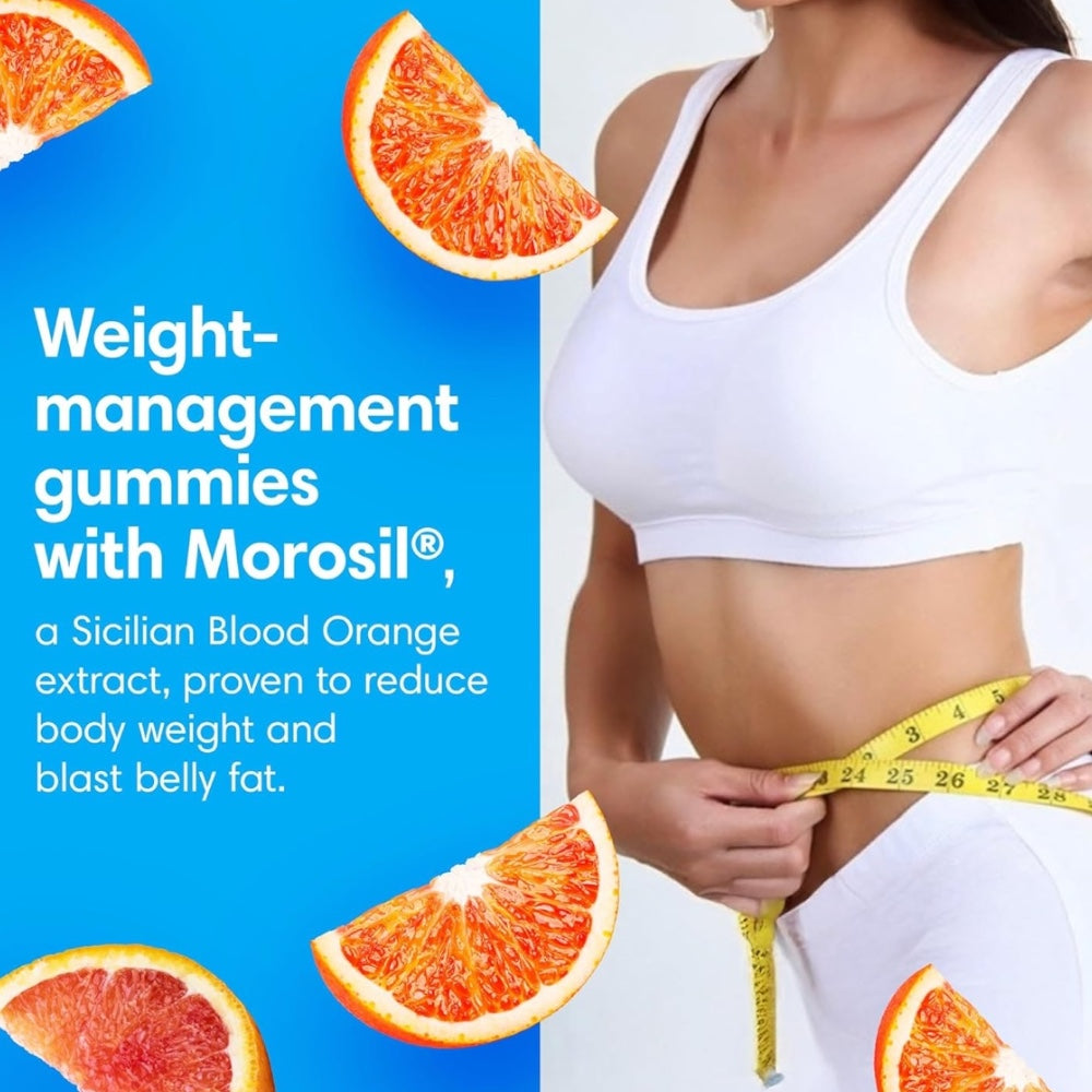 Consult Health Elimi-Fat Gummies for convenient daily healthy weight management support, metabolism and wellness as part of a balanced lifestyle.
