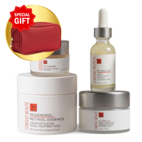 Heather's Get Ready Let's Glow + Red Cosmetic Bag