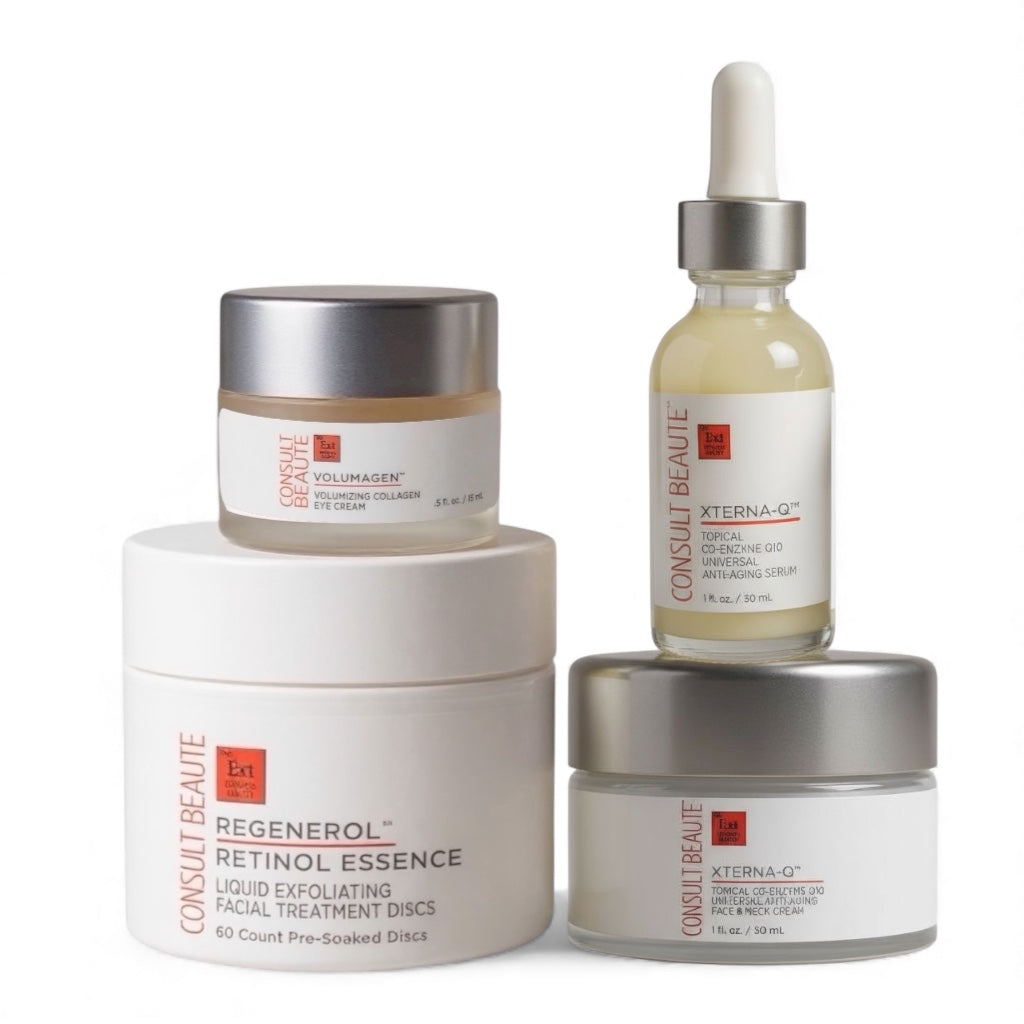 Heather's Get Ready Let's Glow + Red Cosmetic Bag