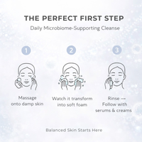 Microbiome Pre-Probiotic Kombucha Microbubble Facial Wash