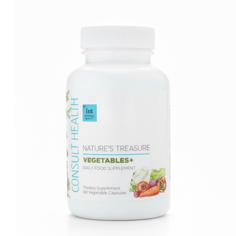 Nature's Treasure Vegetables + Daily Food Supplement.  Consult Health by Dr Terry Dubrow and Heather Dubrow.  