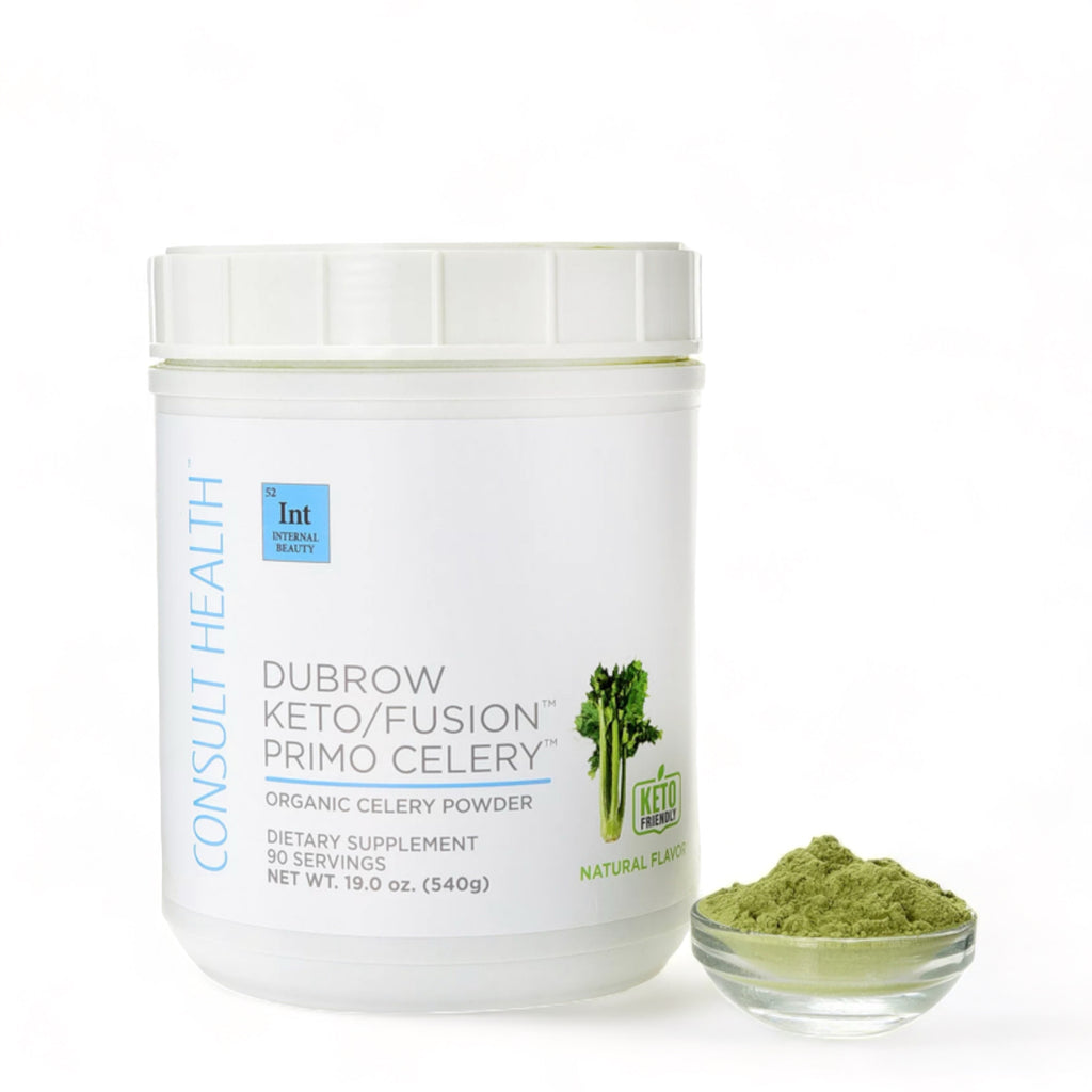 Dubrow Keto/Fusion Primo Celery Organic Powder 19 oz. Consult Beaute