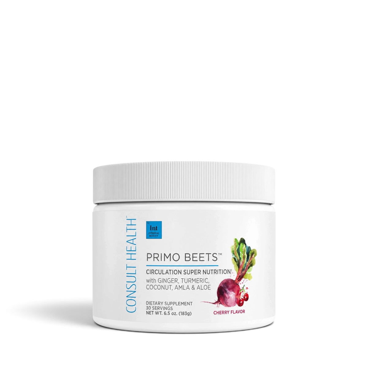 Consult Health Primo Beets Circulation Supplement with beet nutrition and antioxidants to support healthy circulation, blood flow, energy, immune function and everyday wellness.