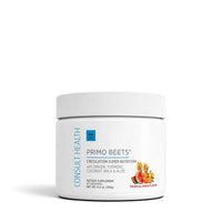 Consult Health Primo Beets Circulation Supplement with beet nutrition and antioxidants to support healthy circulation, blood flow, energy, immune function and everyday wellness.