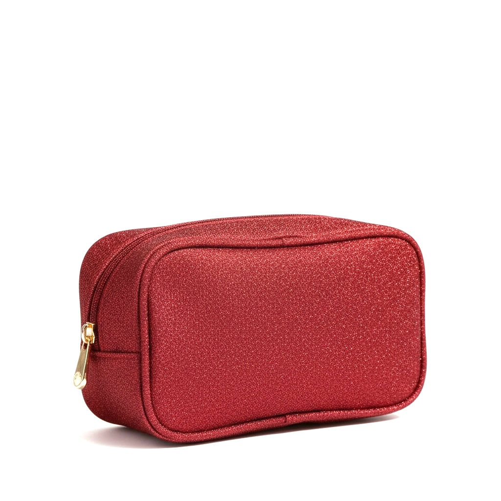 Heather's Get Ready Let's Glow + Red Cosmetic Bag