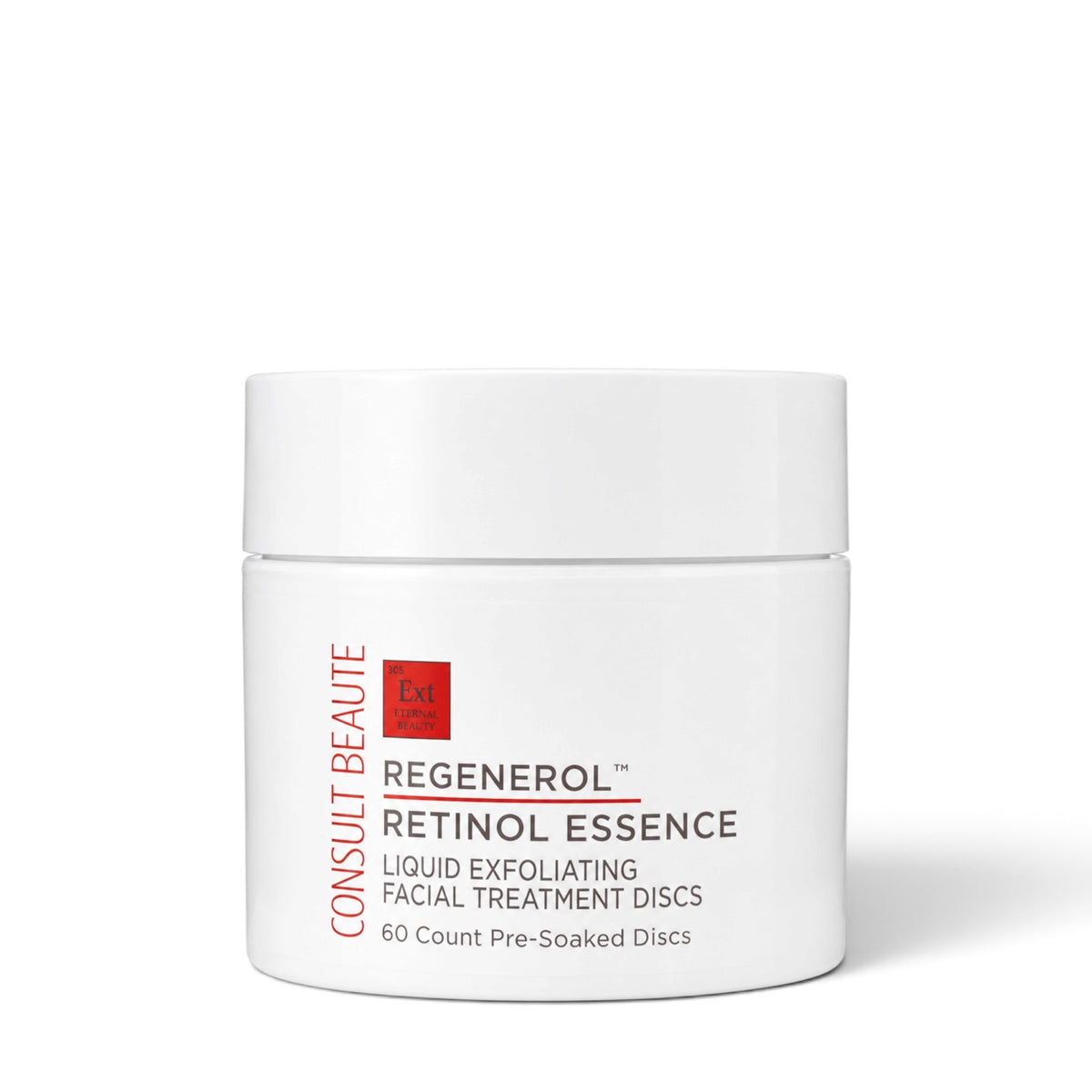 Consult Beaute Regenerol™ Retinol Essence Complexion Discs with retinol to micro-exfoliate, refine texture and reveal smoother, brighter, more youthful-looking skin.