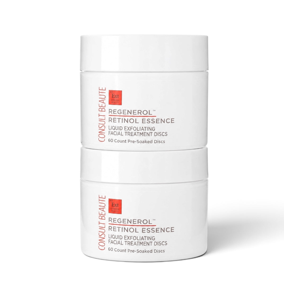 Consult Beaute Regenerol™ Retinol Essence Complexion Discs with retinol to micro-exfoliate, refine texture and reveal smoother, brighter, more youthful-looking skin.