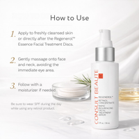 Consult Beaute Regenerol Retinol Concentrate Repid Resurfacing Facial Treatment Serum.  Consult Beaute by Dr Terry Dubrow and Heather Dubrow. 