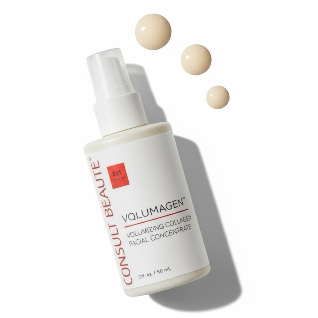 Consult Beaute Volumagen Concentrate facial serum for visibly plumper, smoother, more youthful-looking skin.