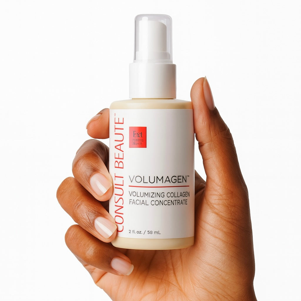 Consult Beaute Volumagen™ Trio with Concentrate, Volumizing Facial Cream and Eye Cream to hydrate, smooth, visibly plump and restore youthful-looking facial volume.