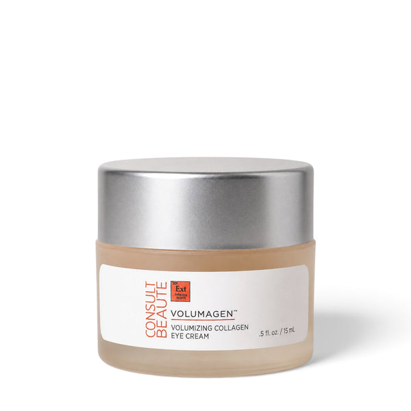Consult Beaute Volumagen™ Volumizing Collagen Eye Cream to hydrate, smooth and visibly plump the delicate eye area while helping soften the look of fine lines and loss of volume.
