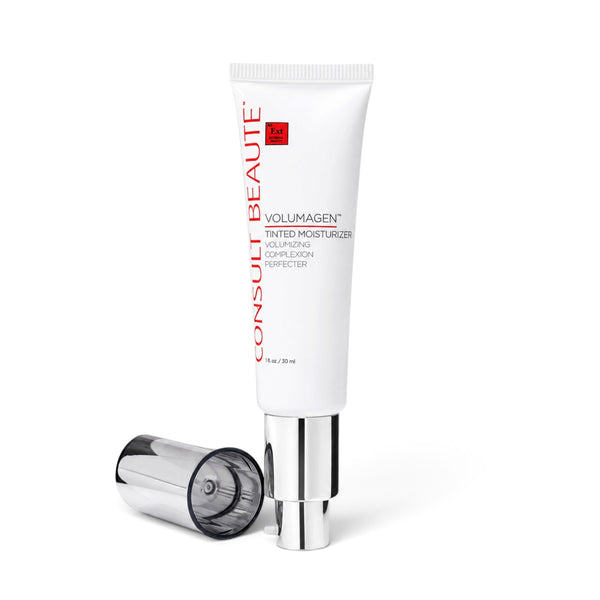 Give your complexion the look of hydration, smoothness, and buildable coverage with Consult Beaute's Volumagen™ Tinted Moisturizer.