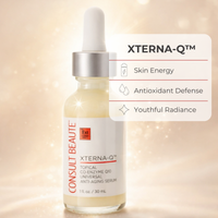 Consult Beaute XTERNA-Q™ Serum with topical CoQ10 and CoQ10 peptides to help visibly firm, smooth and revitalize aging skin while supporting a more youthful-looking complexion.