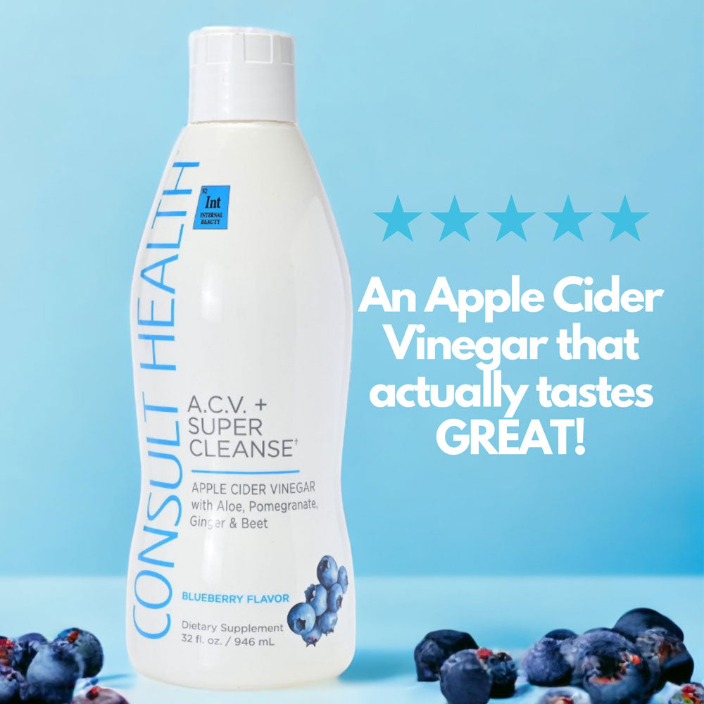 A.C.V. + Super Cleanse - an apple cider vinegar that actually tastes great!